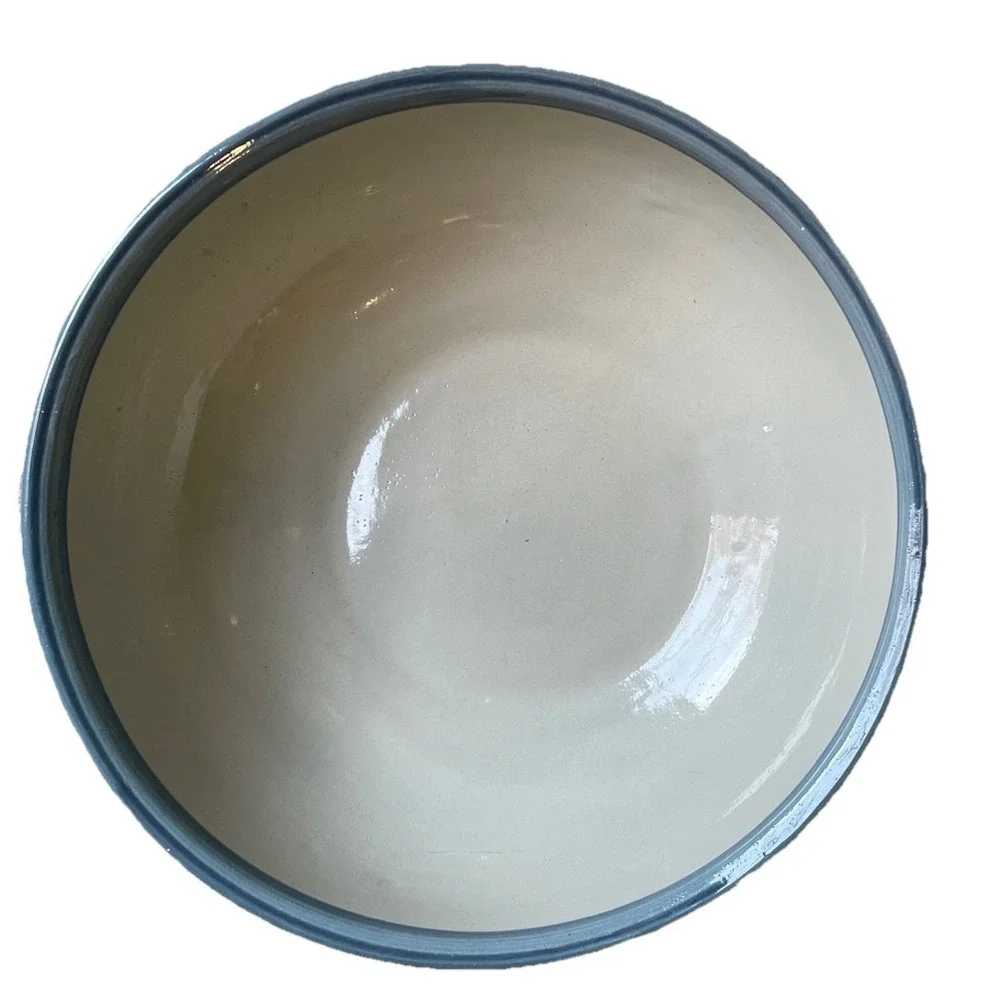 Louisville Stoneware The Night Before Christmas Large Serving Bowl Holiday 12.5‎